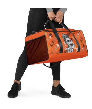 Liberté Chérie™ | Sac De Voyage Féministe Frida Monogramme Orange les muscles