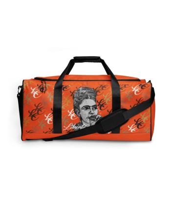 Liberté Chérie™ | Sac De Voyage Féministe Frida Monogramme Orange les muscles