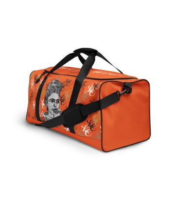 Liberté Chérie™ | Sac De Voyage Féministe Frida Monogramme Orange les muscles