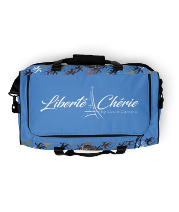 Liberté Chérie™ | Sac De Voyage Féministe Frida Monogramme Bleu Jeans d'Europe débarque