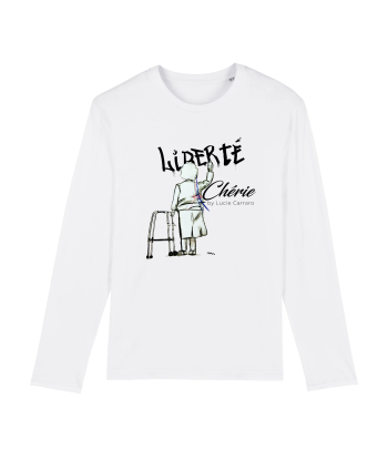 Liberté Chérie™ | T-Shirt Féministe Manches Longues Mamie la colonne vertébrale