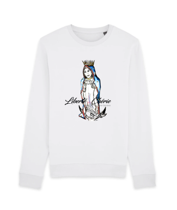 Liberté Chérie™ | Sweat Féministe Bio Notre Dame Liberté ou a consommer sur place