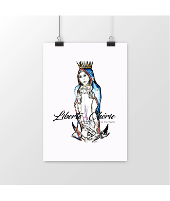 Liberté Chérie™ | Affiche Féministe Notre Dame Liberté shop