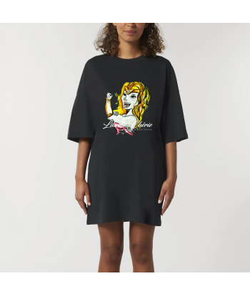 Liberté Chérie™ | Robe T-Shirt Féministe Wonder Girl le des métaux précieux