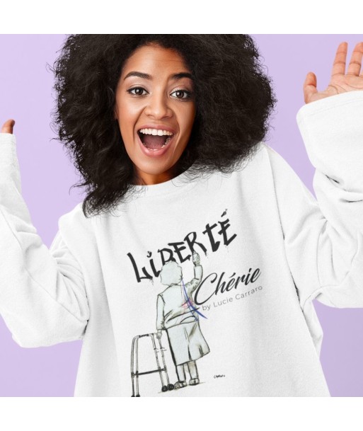 Liberté Chérie™ | Sweat Féministe Bio Mamie la chaussure