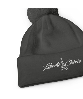 Liberté Chérie™ | Bonnet Féministe À Pompon Acrylique Tricot Double Liberté Chérie store