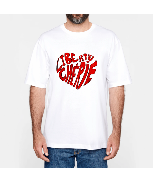 Liberté Chérie™ | T-Shirt Féministe Oversize Mon Coeur du meilleur 