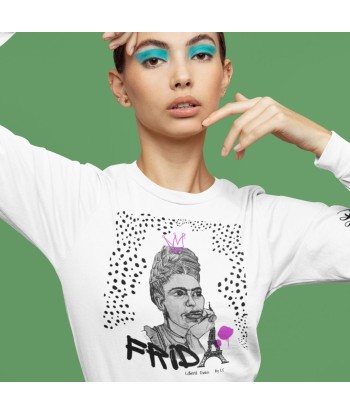 Liberté Chérie™ | T-shirt Féministe Champion® Frida Queen Dans la société mordern