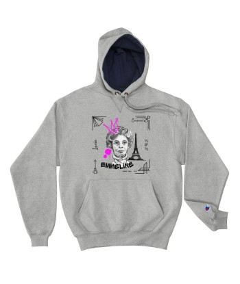 Liberté Chérie™ | Sweat à Capuche Féministe Champion® Emmeline Queen français