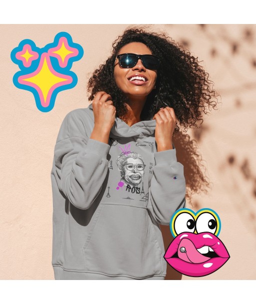 Liberté Chérie™ | Sweat à Capuche Féministe Champion® Rosa Queen Comparez plus de prix