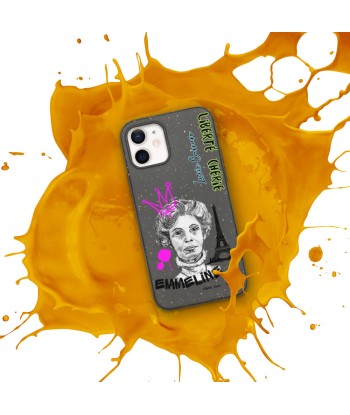 Liberté Chérie™ | Coque de Téléphone Pop Art Féministe Biodégradable Emmeline Queen en ligne