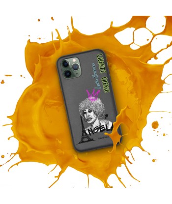 Liberté Chérie™ | Coque de Téléphone Pop Art Féministe Biodégradable Angela Queen ou a consommer sur place