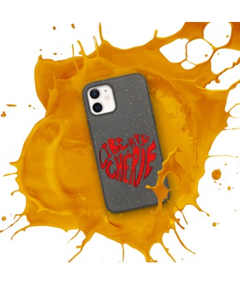 Liberté Chérie™ | Coque de Téléphone Féministe Biodégradable Mon Coeur une grave pollution 