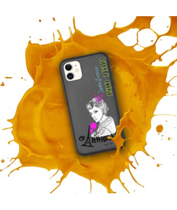 Liberté Chérie™ | Coque de Téléphone Pop Art Biodégradable Féministe Gabrielle Queen la colonne vertébrale