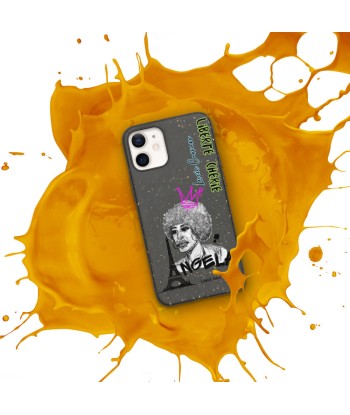 Liberté Chérie™ | Coque de Téléphone Pop Art Féministe Biodégradable Angela Queen ou a consommer sur place