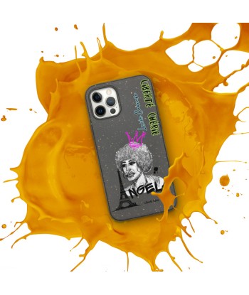 Liberté Chérie™ | Coque de Téléphone Pop Art Féministe Biodégradable Angela Queen ou a consommer sur place