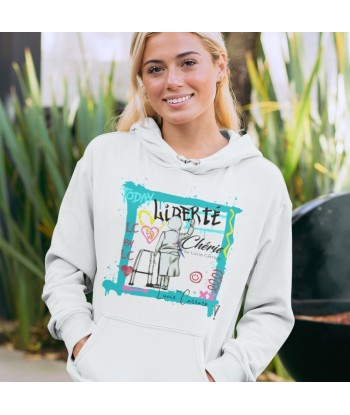 Liberté Chérie™ | Sweat Féministe À Capuche Mamie Pop Paris Déstockage Promo