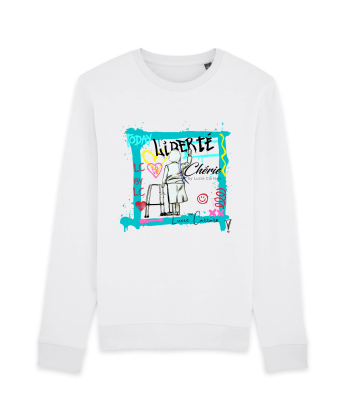 Liberté Chérie™ | Sweat Féministe Bio Mamie Pop Paris Déstockage Promo