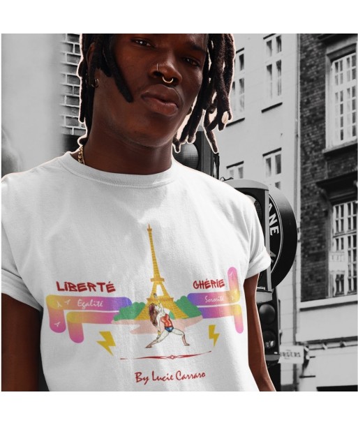 Liberté Chérie™ | T-shirt Féministe France Art - WW Yoga du meilleur 