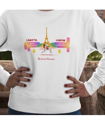 Liberté Chérie™ | Sweat Féministe Bio WW Yoga pas cher chine