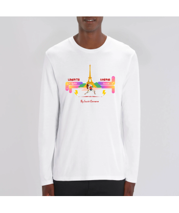 Liberté Chérie™ | T-shirt Féministe Manches Longues Bio WW Yoga À commander