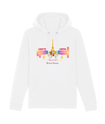 Liberté Chérie™ | Sweat À Capuche Féministe Bio WW Yoga les ctes