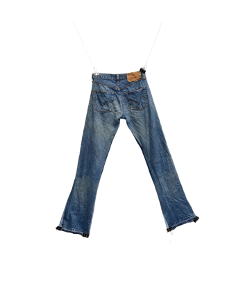 Jean CLUB D'ART SAUVAGE Levi's bleu clair flared france