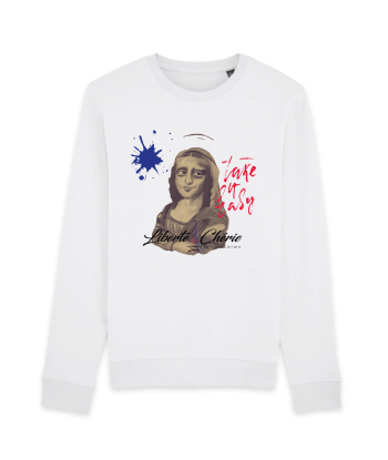 Liberté Chérie™ | Sweat Féministe Bio Mona Lisa solde