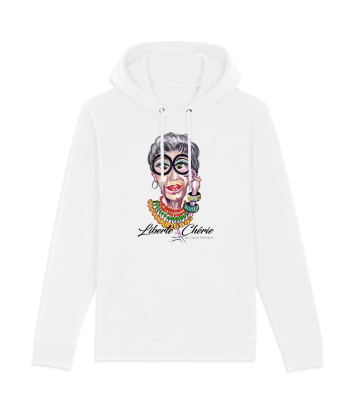 Liberté Chérie™ | Sweat À Capuche Féministe Bio Iris sur le site 