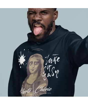 Liberté Chérie™ | Sweat À Capuche Féministe Bio Mona Lisa la livraison gratuite