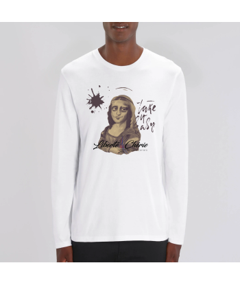 Liberté Chérie™ | T-Shirt Féministe Manches Longues Mona Lisa commande en ligne