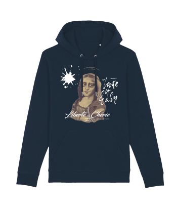 Liberté Chérie™ | Sweat À Capuche Féministe Bio Mona Lisa la livraison gratuite