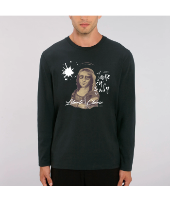 Liberté Chérie™ | T-Shirt Féministe Manches Longues Mona Lisa commande en ligne