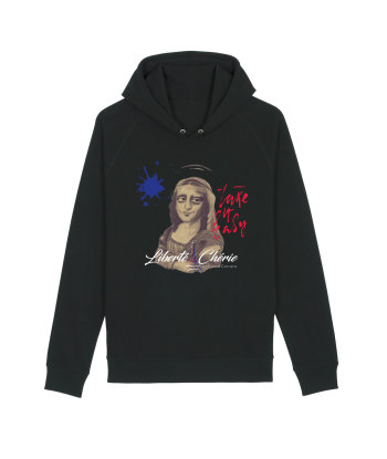 Liberté Chérie™ | Sweat À Capuche Féministe Mona Lisa Amélioration de cerveau avec