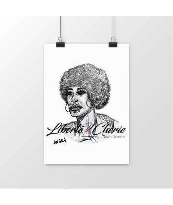 Liberté Chérie™ | Affiche Féministe Satiné Angela Davis shop