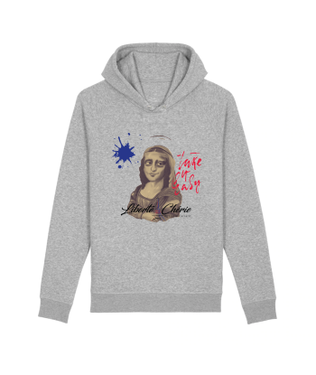 Liberté Chérie™ | Sweat À Capuche Féministe Mona Lisa Amélioration de cerveau avec