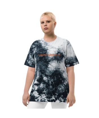 Liberté Chérie™ | T-Shirt Féministe Tie and Dye Oversize pas cheres