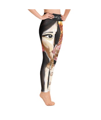 Liberté Chérie™ | Legging Yoga Féministe Sacheen Littlefeather Noir est présent 