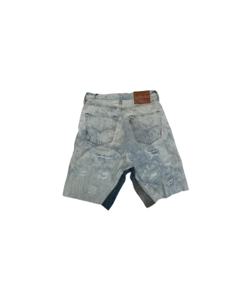 Short CLUB D'ART SAUVAGE faded blue patch de l' environnement