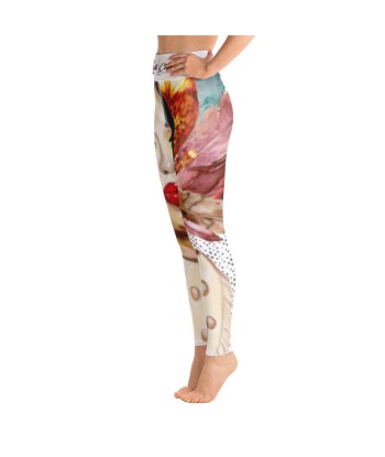 Liberté Chérie™ | Legging Yoga Féministe Sacheen Littlefeather Blanc prix