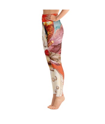 Liberté Chérie™ | Legging Yoga Féministe Sacheen Littlefeather Orange offre 