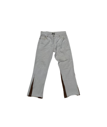 Jean CLUB D'ART SAUVAGE Blanc/Marron Flared online