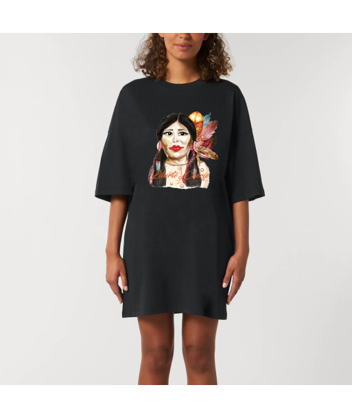 Liberté Chérie™ | Robe T-Shirt Féministe Sacheen en stock