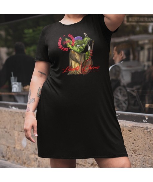 Liberté Chérie™ | Robe T-Shirt Féministe Yoda s'inspire de l'anatomie humaine