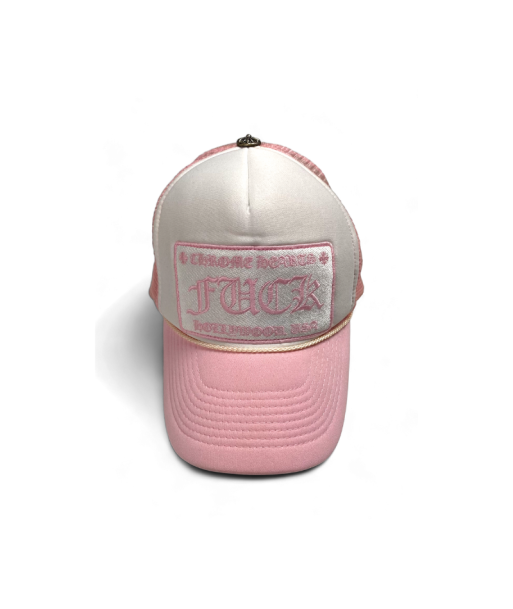 Chrome Hearts Pink Fuck Logo Cap pas chere