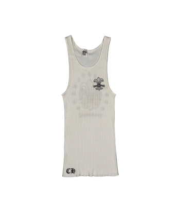 Chrome Hearts White Dagger Logo Tank Top Vous souhaitez 