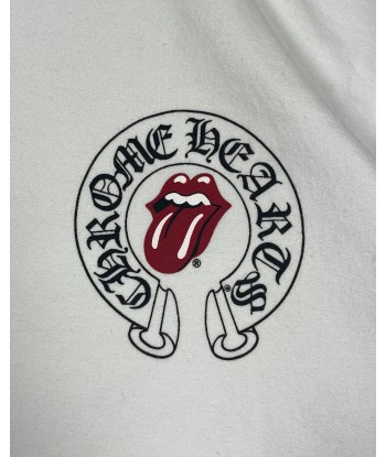 Chrome Hearts Rolling Stones White Hoodie plus qu'un jeu 