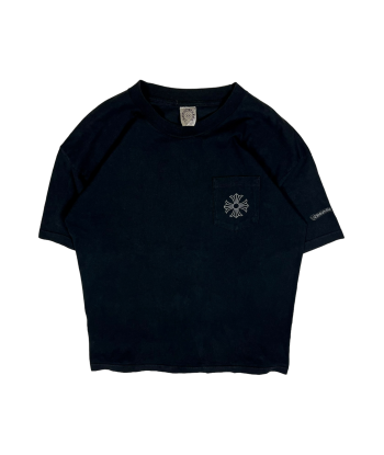 Chrome Hearts Black Malibu Cross Logo Tee basket pas cher