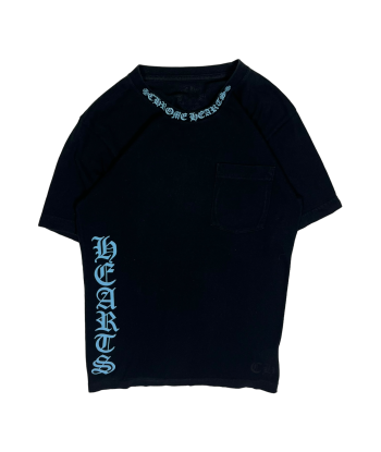 Chrome Hearts Black Blue Old English Tee livraison gratuite