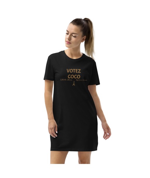 Liberté Chérie™ | Robe T-Shirt Féministe Brodée Votez Coco de technologie